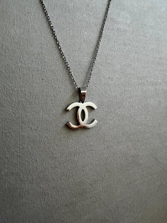 Jewelry - Silver Vintage CC Necklace - Silver Dainty Chain - 20" Chain - Y2K